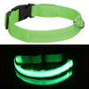 Light Up Dog Collar LED High Visibility - USB Rechargeable or Battery - vogizmo